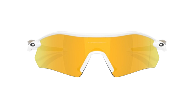Slnečné okuliare Oakley Radar Plate Polished White/Gold Frame/Prizm 24K Polarized Lenses