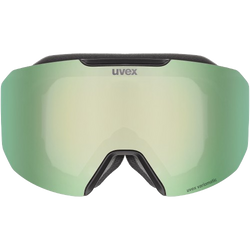Lyžiarske okuliare Uvex Evidnt ATTRACT V Black Matt/Mirror Green + spare lens - 2025/26