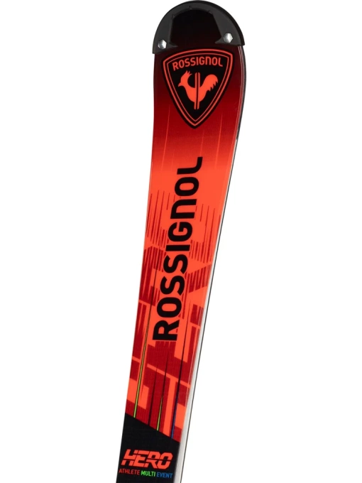 Zjazdové lyže Rossignol Hero Athlete Multievent 127-148 + NX 7 GW Lifter Black Hot Red - 2025/26
