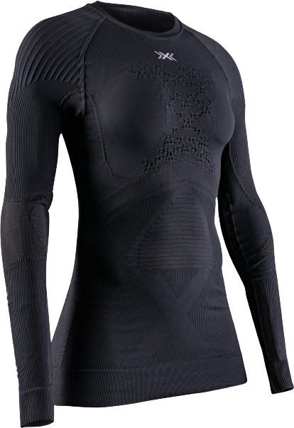 Funkčné tričko X-bionic Energy Accumulator 4.0 Shirt LG SL Wmn Opal Black/Arctic White - 2025/26