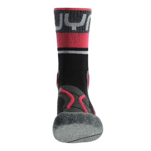 Outdoorové ponožky UYN Woman Trekking One Merino Socks Black/Pink