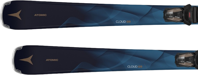 Zjazdové lyže Atomic Cloud Q9 + M 10 GW Black/Sand - 2024/25