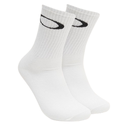 Ponožky Oakley Ellipse Crew Sock White - 2025