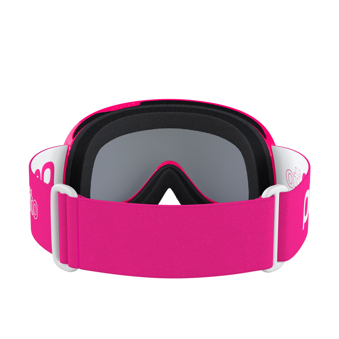 Lyžiarske okuliare POC Pocito Retina Fluorescent Pink/Partly Sunny Silver - 2025/26