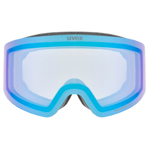 Lyžiarske okuliare Uvex Provoqe V Black Matt/Mirror Blue - 2025/26