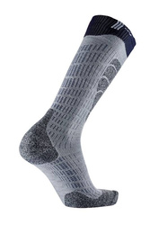 Lyžiarske ponožky Sidas Ski Merino Grey/Orange - 2024/25