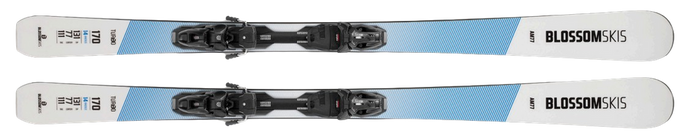Zjazdové lyže Blossom Skis Turbo AM77 Multiflex PR Base + PRD 12 - 2024/25