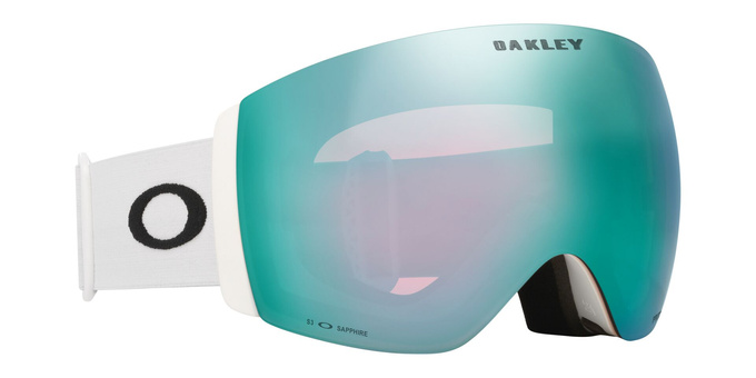 Lyžiarske okuliare Oakley Flight Deck Pro L Matte White/Prizm Snow Sapphire Iridium + Additional lens Prizm Snow Iced Iridium - 2025/26