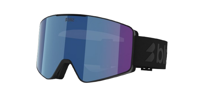 Lyžiarske okuliare Bliz G001 Matte Black Frame/Brown With Blue Multi Lens - 2025/26