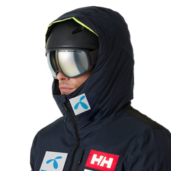 Lyžiarska bunda Helly Hansen Kvitfjell Race Puffy Jacket Navy NSF Team - 2024/25