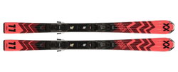 Zjazdové lyže Volkl Racetiger Junior Red (100 - 120) + 7.0 vMotion JR Black - Anthracite - 2024/25