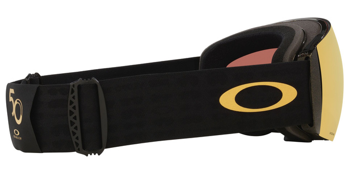 Lyžiarske okuliare Oakley Flight Deck Pro M Mettalic Black Gold/Prizm 24K + Additional lens Prizm Snow Iced Iridium - 2025/26