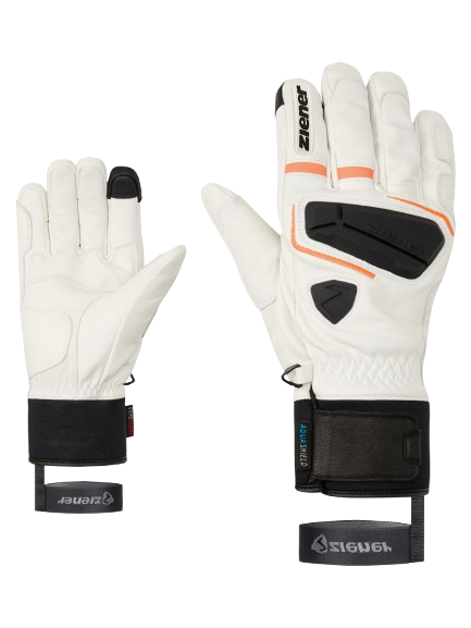 Lyžiarske Rukavice Ziener Galf-z AS Pr Touch Glove Man White - 2025/26