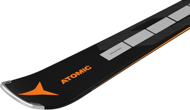 Zjazdové lyže Atomic Redster Q9 Revoshock S + X 12 GW Black/Orange - 2024/25