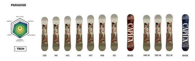 Snowboard Capita Paradise Wide - 2025/26