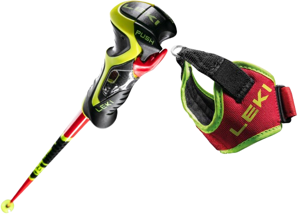 Zjazdové palice LEKI WCR SL 3D Red - 2025/26