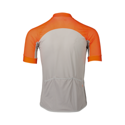 Cyklistický dres POC M's Essential Road Logo Jersey Zink Orange/Granite Grey - 2024