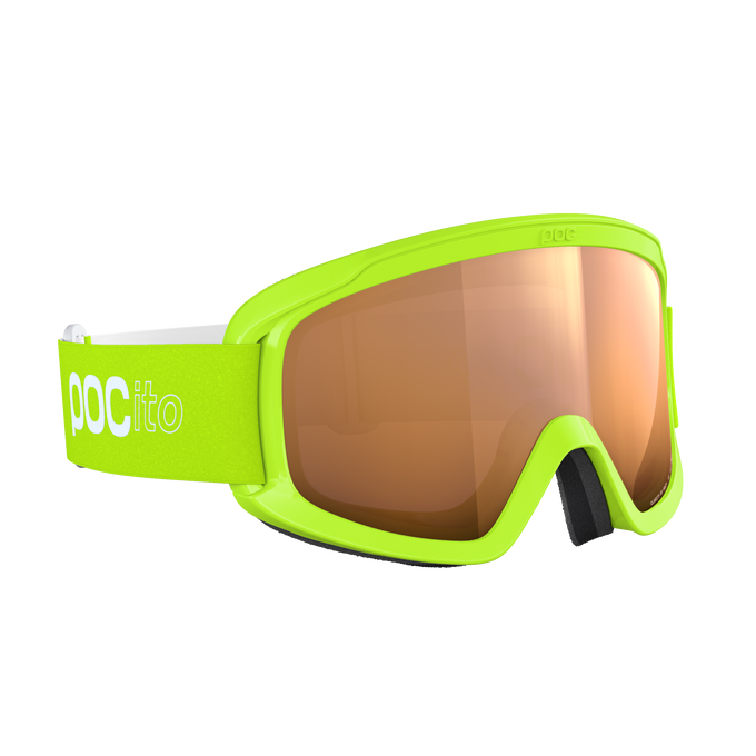 Lyžiarske okuliare POC POCito Opsin Fluorescent Yellow/Green/Partly Sunny Light Orange - 2025/26