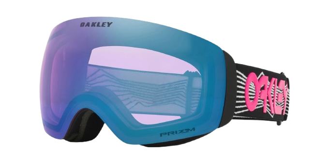 Lyžiarske okuliare Oakley Flight Deck M Black Wired/Prizm Snow Iced Iridium - 2025/26