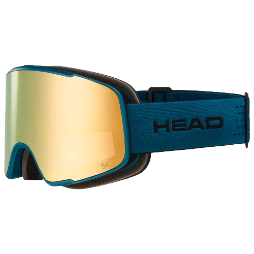 Lyžiarske okuliare HEAD Horizon 2.0 5K Gold Petrol + náhradné zorníky - 2024/25
