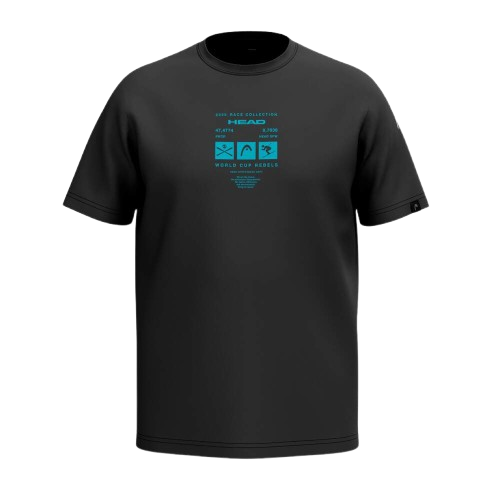 Tričko HEAD WCR T-Shirt Junior Black - 2025/26