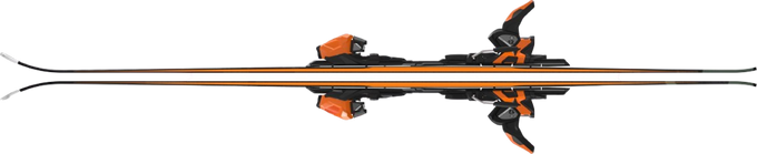 Zjazdové lyže Atomic Redster Q7 Revoshock C + MI 12 GW Black/Orange - 2024/25