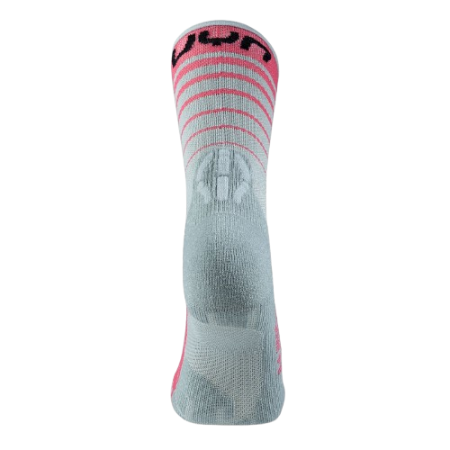 Outdoorové ponožky UYN Woman Runner's Five Socks Light Grey/Pink