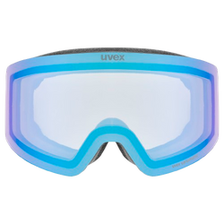 Lyžiarske okuliare Uvex Provoqe V Black Matt/Mirror Blue - 2025/26