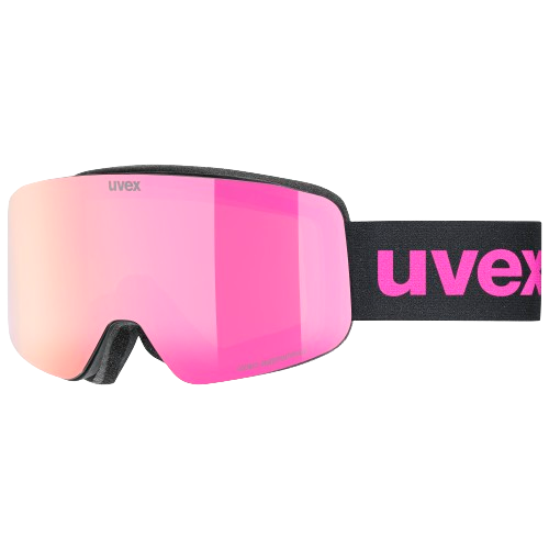 Lyžiarske okuliare Uvex PWDR FM Black Matt/Mirror Pink - 2025/26