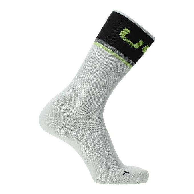 Cyklistické Ponožky UYN Man Cycling One Light White/Black