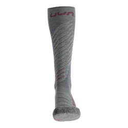 Lyžiarske ponožky UYN Woman Ski One Comfort Fit Grey/Purple - 2025/26