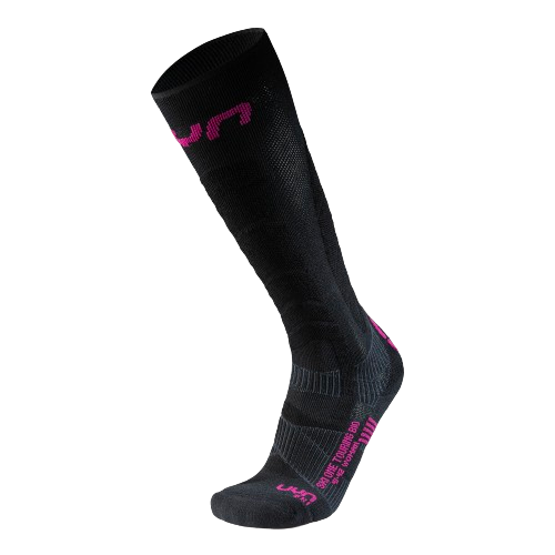 Lyžiarske ponožky UYN Women Ski Touring One Bio Socks Black/Pink Yarrow - 2024/25