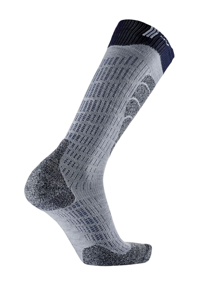 Lyžiarske ponožky Sidas Ski Merino Grey/Orange 
