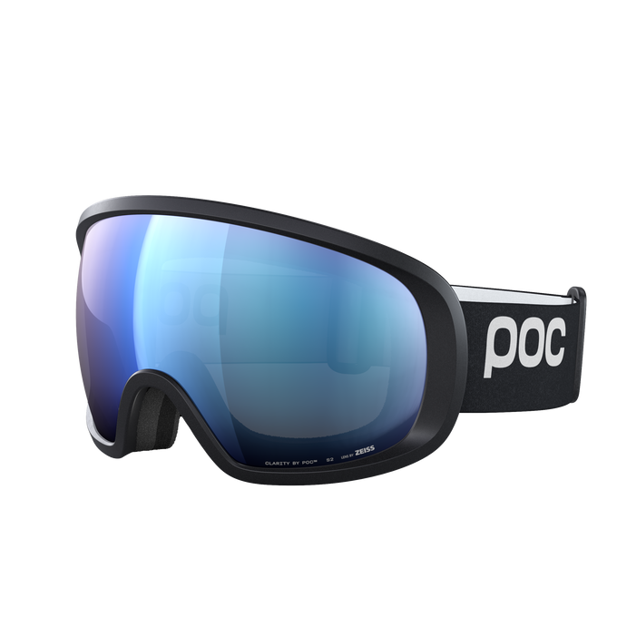 Lyžiarske okuliare POC Fovea Uranium Black/Partly Sunny Blue - 2025/26