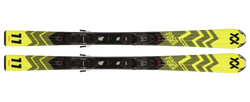 Zjazdové lyže Volkl Racetiger Junior Yellow (100-120) + 7.0 vMotion JR Black - Anthracite - 2024/25