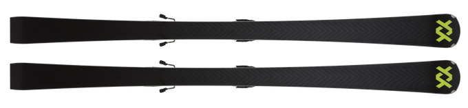 Zjazdové lyže Volkl Racetiger SL + RMotion T 12 Black/Flo-Red - 2025/26