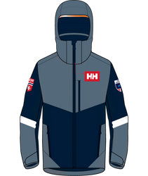 Lyžiarska bunda Helly Hansen Jr Elevate Jacket/Washed Navy NSF - 2025/26