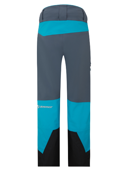 Lyžiarske nohavice Ziener Tewes Full-Zip Man Carribean Ombre - 2024/25