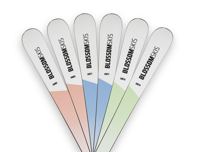 Zjazdové lyže Blossom Skis Turbo AM74 Multiflex + PRD 12 - 2024/25