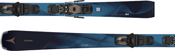 Zjazdové lyže Atomic Cloud Q9 + M 10 GW Black/Sand - 2024/25