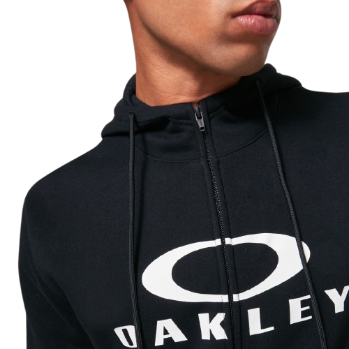Mikina Oakley Bark FZ Hoodie 2.0 Black/White