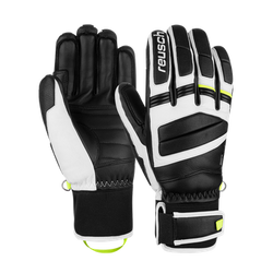 Lyžiarske rukavice Reusch Master Pro Black/White/Safety Yellow - 2025/26