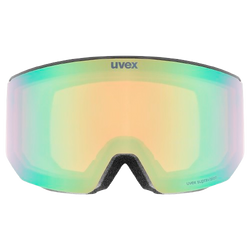 Lyžiarske okuliare Uvex lace ATTRACT FM Black Matt/Mirror Opal + spare lens - 2025/26
