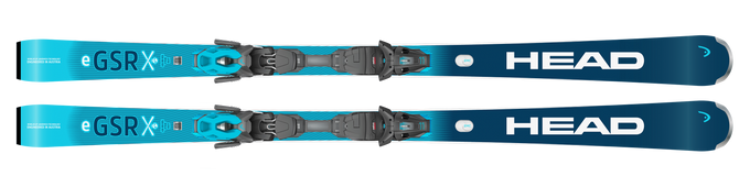 Zjazdové lyže HEAD Worldcup Rebels E.GSR + PR 11 GW Brake [G] 78 mm Matt Black/Speed Blue - 2025/26