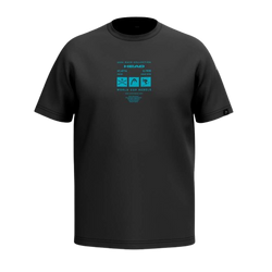 Tričko HEAD WCR T-Shirt Junior Black - 2025/26