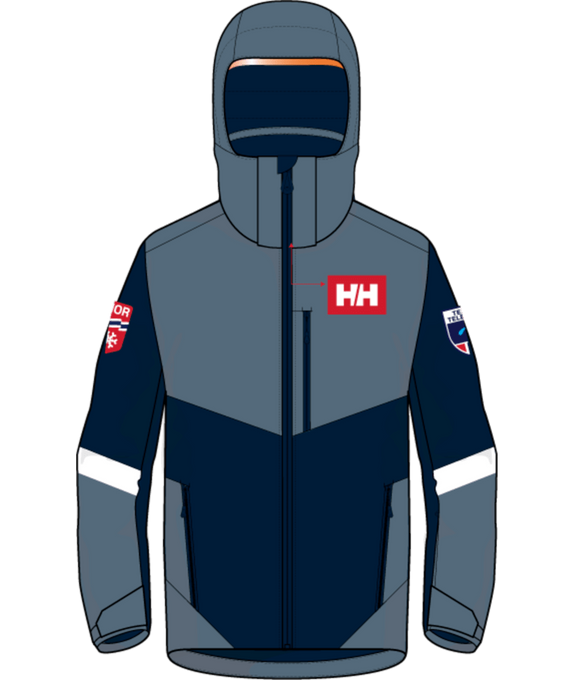 Lyžiarska bunda Helly Hansen Jr Elevate Jacket/Washed Navy NSF - 2025/26