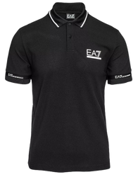 Tričko Emporio Armani Man Jersey Polo Black