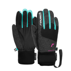 Lyžiarske rukavice Reusch Simon R-TEX XT Junior Black Melange/Bachelor Button/Knockout Pink - 2024/25