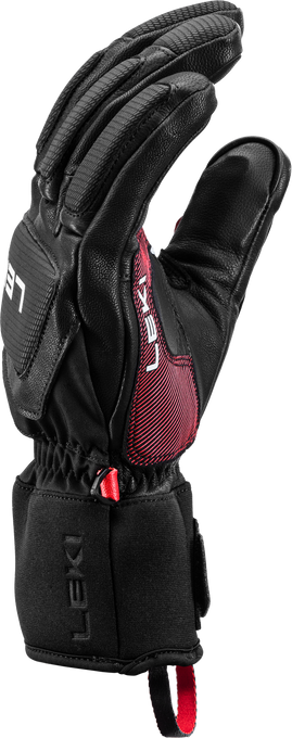 Lyžiarske rukavice LEKI Griffin Pro 3D Black/Red - 2025/26
