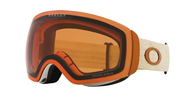 Lyžiarske okuliare Oakley Flight Deck M Arctic White Cell Prizm Snow Persimmon - 2024/25
